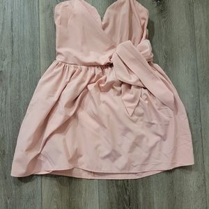 Short pink dress